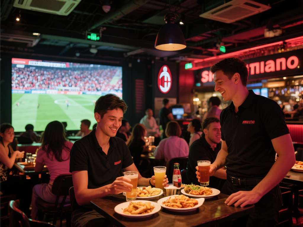 米兰体育酒吧怎么样啊?人均消费多少钱合适? (米兰体育酒吧体验如何?人均消费多少钱才合适?) 服务方面,米兰体育酒吧的工作人员态度热情,点单和上