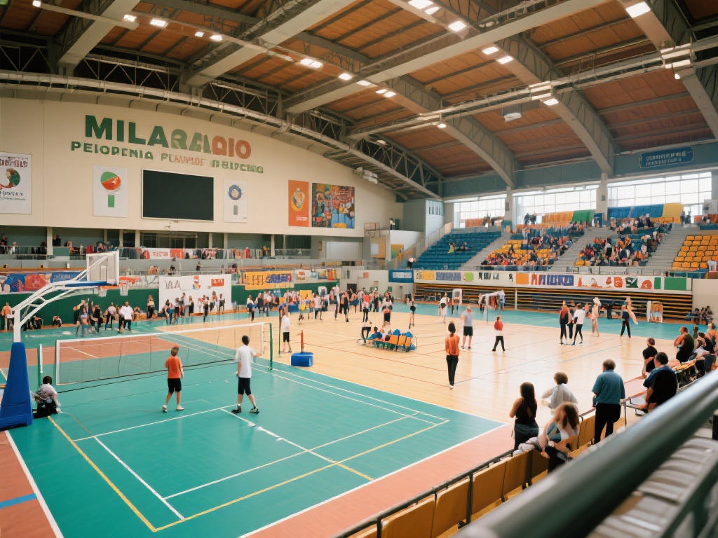 米兰人民体育馆以其完善的设施和多样化的活动而闻名。