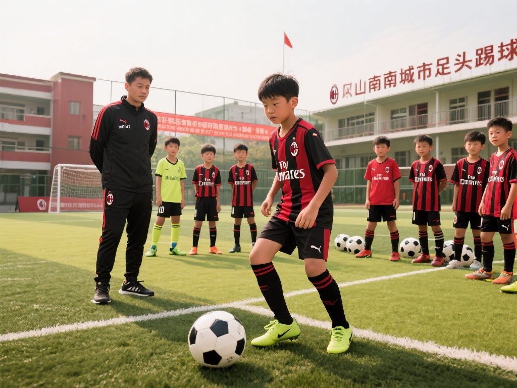 以某南方城市足球学校为例，该校自引入米兰青训课程后
