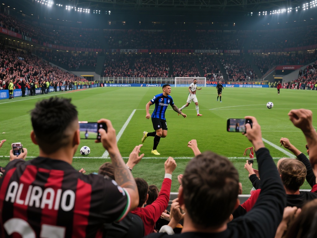 以2023赛季的一场米兰德比为例，国际米兰与AC米